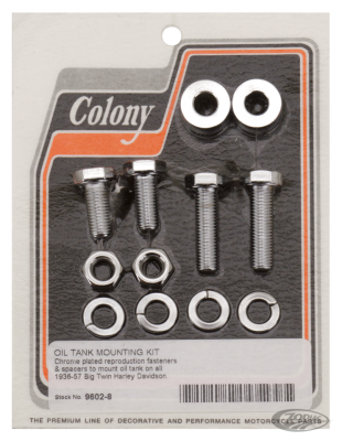 Colony Oil tank mounting kit white plate (DE)