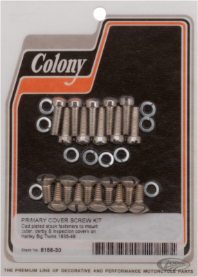 Primary + derby screw kit BT36-64 WhiPla