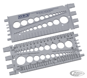 Colony thread pitch gauge
