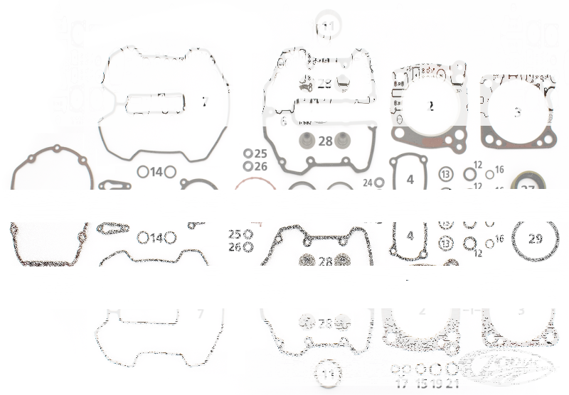 10Pck O-Ring Oil Pump Plug M-8 Twin Cool (DE)