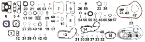 10pck O-ring breather bolt XL04-up (DE)