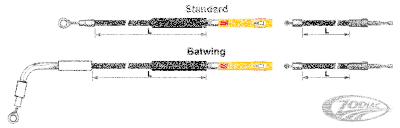 GHDP LOWER CLUTCH CABLE FLH/T21-UP (DE)