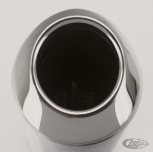 Oval muffler Stainless steel 2" I.D. (DE)