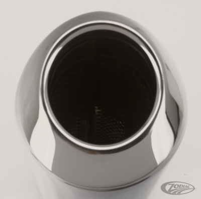 Oval muffler Stainless steel 1-3/4" I.D. (DE)