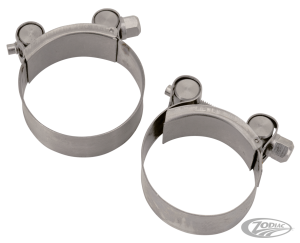 Stainless muffler clamp 2" mufflers