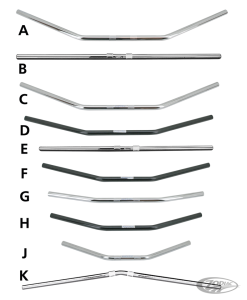 FEHLING DRAG BAR 1" 82cm wide TBW Chrome (DE)