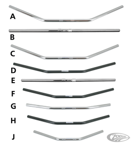 FEHLING DRAG BAR 1" 82cm wide TBW Chrome (DE)