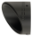TURNOUT END CAP 4.5" PITCH BLACK (DE)