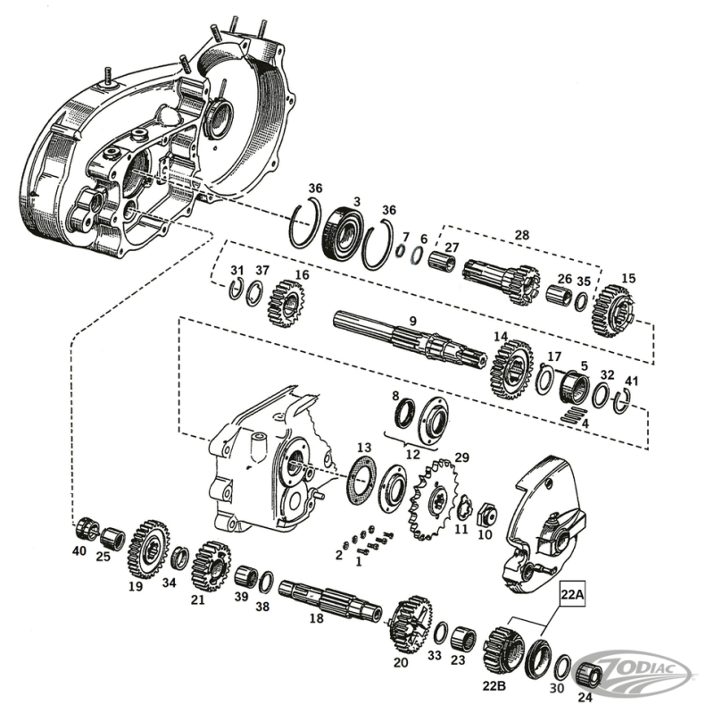Mainshaft RH case bushing XL84-90 +.005 (DE)