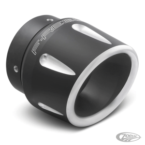 COMBAT SCULPTED BLACK END CAP INDIAN (DE)