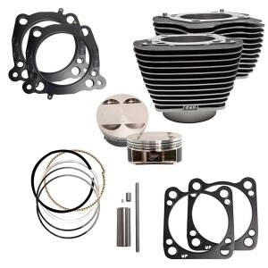 ME17-up 124" big bore kit black w/highli