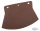 Flap mudguard brown leather (DE)