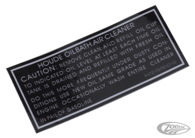 Transfer round HOUDE oil bath cleaner (DE)