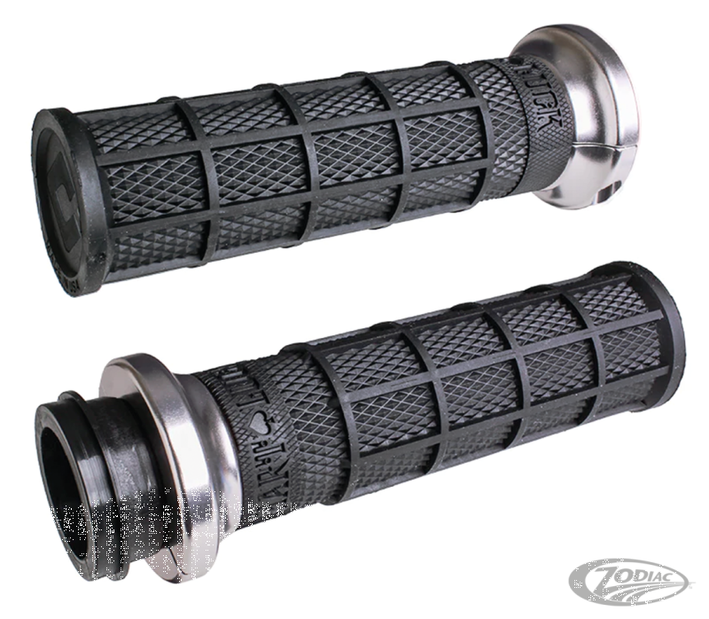 Hart Luck lock-on TBW grip Blk/blk/sil (DE)