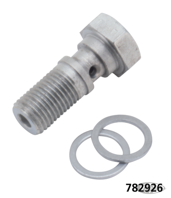 Banjobolt w/washers for ventpipe nipple (DE)