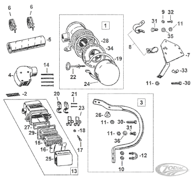 Guard complete air cleaner w/mounts WLC (DE)