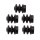 5pck Seal, bellows - Two-Throat, Super E (DE)
