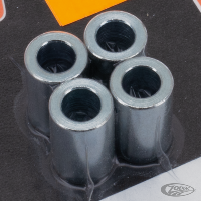 Zinc spacers, .375"x.625"x1", set/4 (DE)