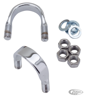 U-BOLT fr guard w/ nuts set of 2 WL CHR (DE)