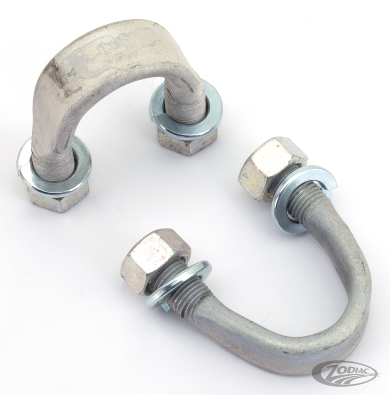 U-BOLT guard rear w/ nuts set 2 WL whPlt (DE)