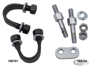 MOUNTKIT rearguard/batt box WL chrome (DE)