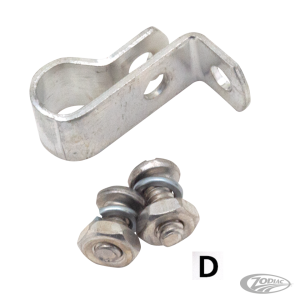 WhPltd Fr Wheel Brake Cable Tube Clamp X (DE)