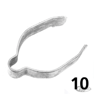 WhPltd Frame Head Wire Clip 9977 (I) bul (DE)