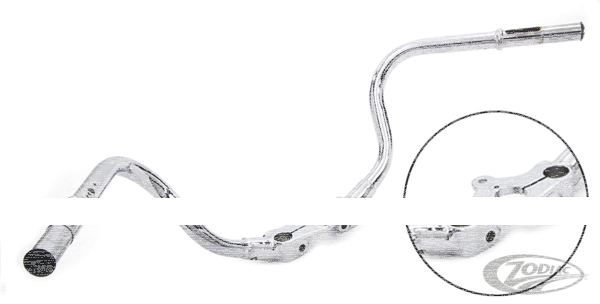 Speedster Inline Handlebar Chrome 36-45 (DE)