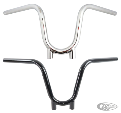 1" NYC Handlebar Black Non-Dimpled (DE)