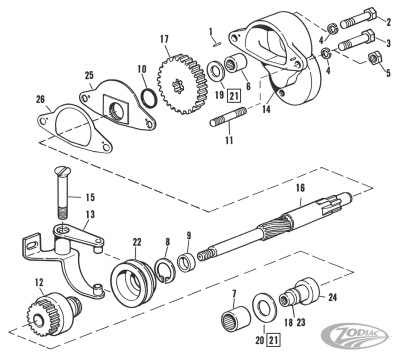 5Pck Starter Housing stud (DE)