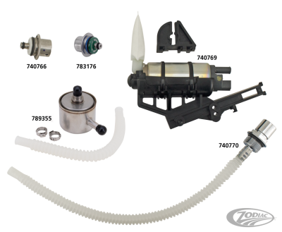 Fuel Filter kit w/clamps, O-ring & Hose