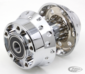 Chrome front hub F*ST00-07 FXDWG00-05