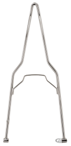 Chr rigid sissybar 26" high 6" flat fndr (DE)