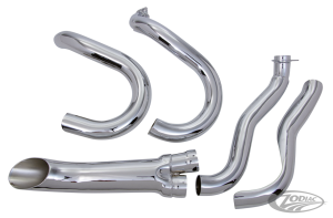 Chrome open 2:1 exhaust BT70-84 (DE)