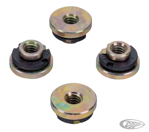 4pck Seat rear fender nut insert 1/4"-20 (DE)