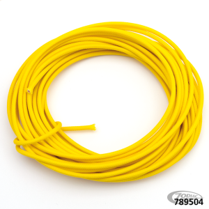 Cloth covered wire pure yellow 25ft (DE)