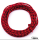 Cloth covered wire red/black 25ft (DE)