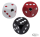 Dice shifter knob black w/ white dots