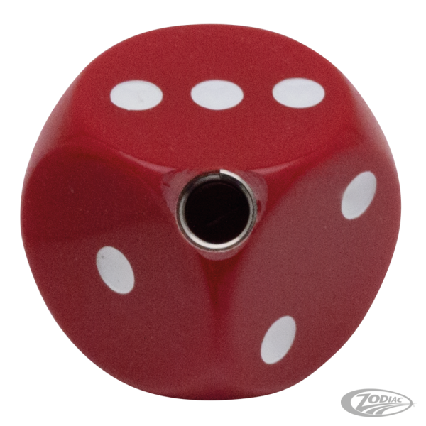 Dice shifter knob red w/ white dots (DE)