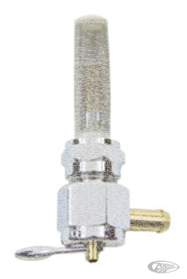 Sifton Chr hex petcock forward facing (DE)