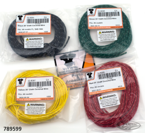 Cloth covered wire kit 4x25ft
