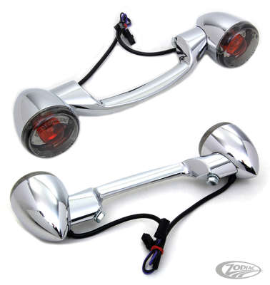 Turn Signal Bar Chrome/Smoke FLH/T99-13 (DE)