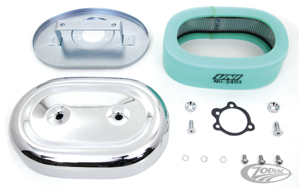 Oval A/C Complete Chrome FL/FX/XL72-75 (DE)