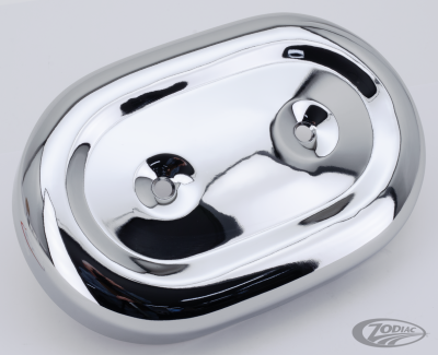 Oval A/C Cover Chrome FL/FX71-89 XL66-03 (DE)