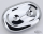 Oval A/C Cover Chrome FL/FX71-89 XL66-03 (DE)