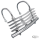 Rear Fender bumper Grill Chrome FL36-57 (DE)