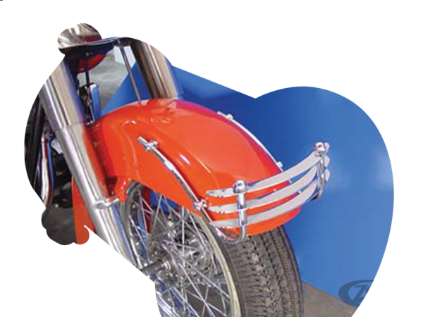 Front Fender Grill Chrome FL55-57 (DE)