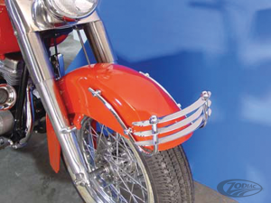 Front Fender Grill Chrome FL55-57