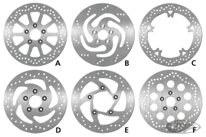 SBS 1 piece Brake disc 260mm 2,22" ID