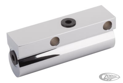 Chrome Remote master cylinder FLH/T86-91